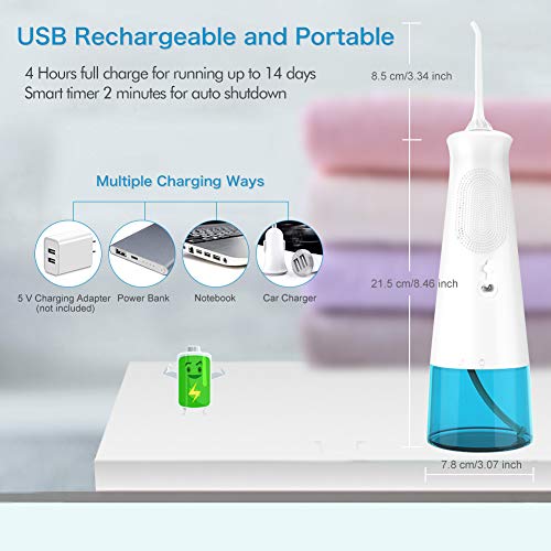 Portable Oral Irrigator 300ML 3 Modes Water Flosser