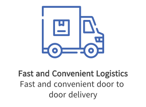fast and convenient door to door delivery