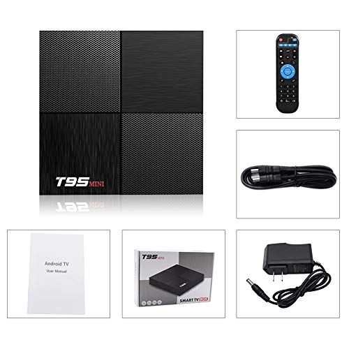 T95 Mini Android 9.0 TV Box, TUREWELL 2GB RAM 16GB ROM 2.4GHz WiFi