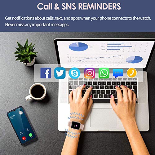 Call and SNS Reminders Smart Watch