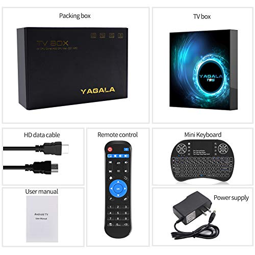 T95H Android TV Box 10.0 2GB RAM 16GB ROM Smart TV Box Allwinner H616  Quad-core 6K TV Box with 64bit,H.265, 3D, 2.4G WiFi, 10/100M Ethernet