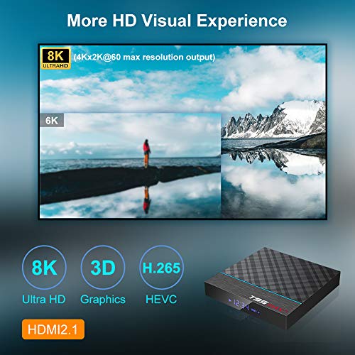 8K BT4.0 2.4G/5.0GHz Dual-Band WiFi TV Box