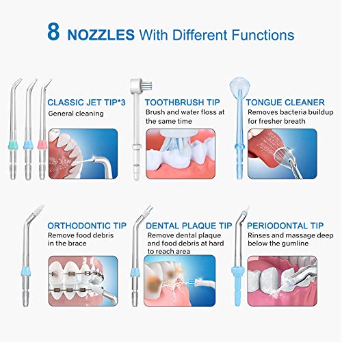 8 Nozzles Water Flosser