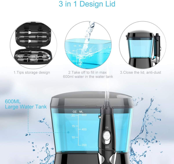 600ml water tank water flosser